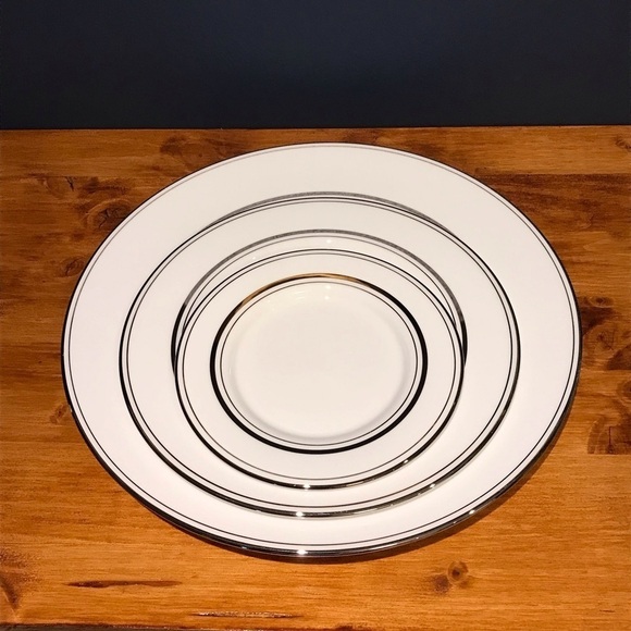 Kate Spade for Lenox Library Lane 3 Piece Place Setting China - Picture 2 of 9